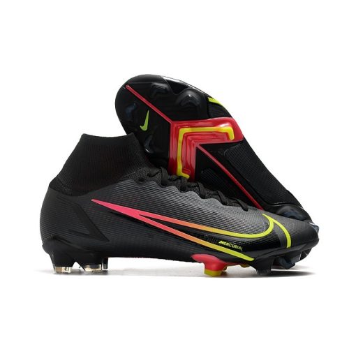 Nike Mercurial Superfly 8 Elite FG Negro x Prisma - Negro Amarillo Rojo_1.jpg